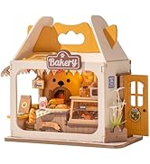 Wowood DIY Mini House Building Teddy Miniature Kit Breadbox, Miniverse Lifestyle Bookshelf Decora...