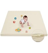 ILPEOD Waterproof Baby Play Mat for Floor Memory Foam 50 * 50 Cushion Playpen Playmat Tummy Time ...