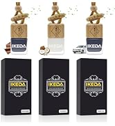 Ikeda Car Air Freshener, Hanging Essential Oil Diffuser For Automotive, 45+ days Long Lasting Fra...