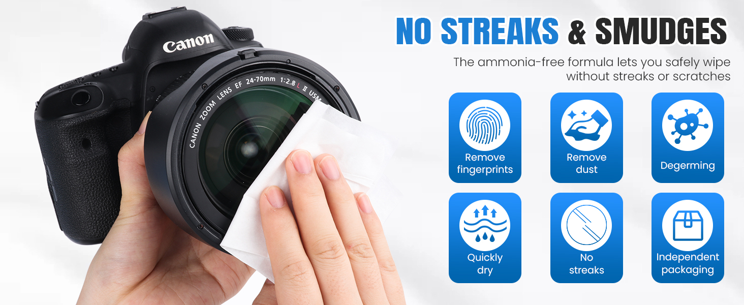 Lens Wipes for Eyeglasses