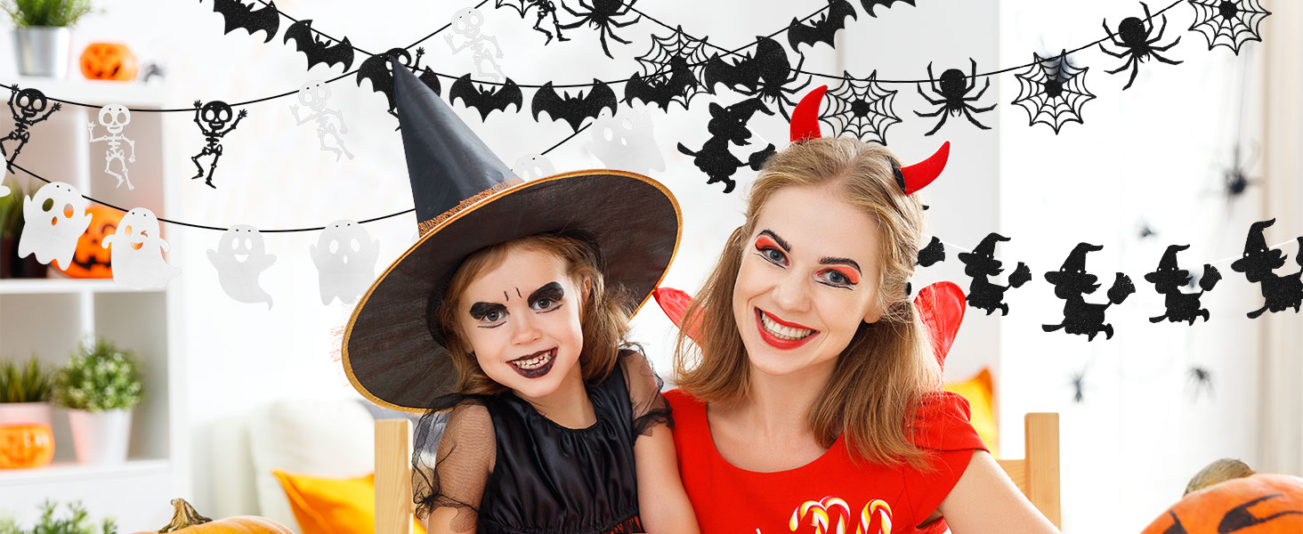 Halloween Glittery Banner