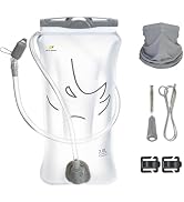 N NEVO RHINO Water Bladder 1L-1.5L-2 Liter, Hydration Bladder for Running Vest, Leak - Proof BPA ...