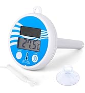 MEANLIN MEASURE Solar Swimming Pool Thermometer, Floating Thermometer, Used in Indoor and Outdoor...