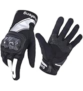 shamofeng Motorcycle Gloves Riding Dirt Bike Glove with Carbon Fiber Protective Hard Knuckles for...