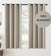 Blackout Curtains long Length 2 Panels Set Room Darkening Grommet sun blocking elegant soundproof
