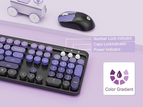 clicky wireless keyboard