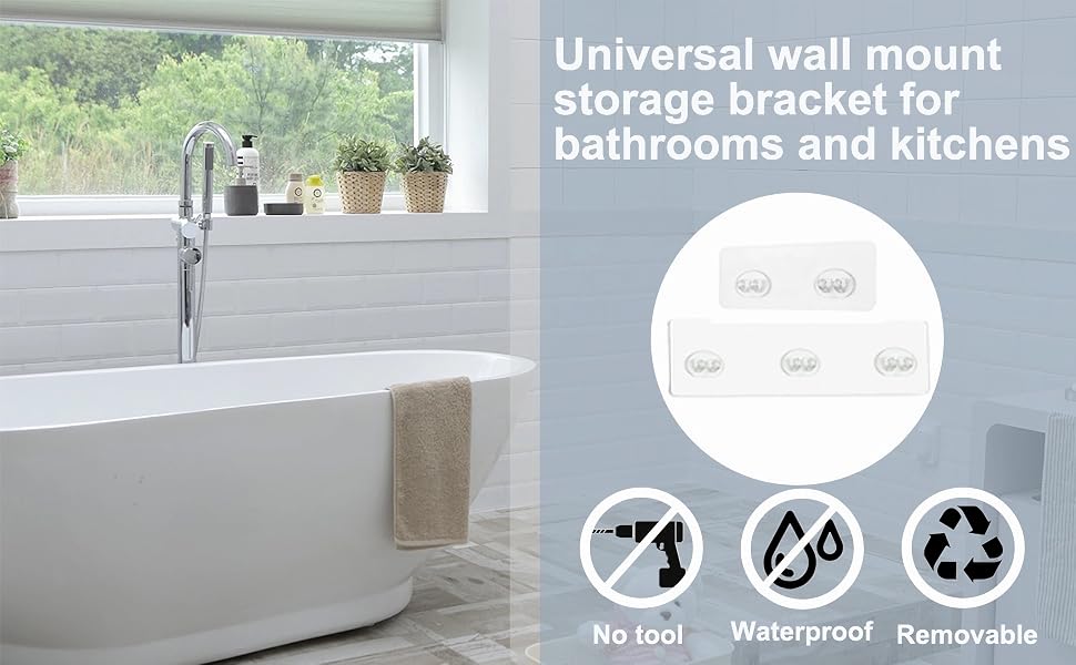 shower caddy adhesive replacement