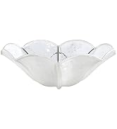 Aspen Creative 52004, Hardback Dome Transitional Clip-On Ceiling Light Shade, White Jacquard Text...