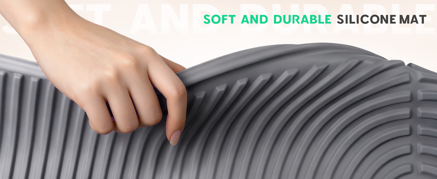 SOFT AND DURABLE SILICONE MAT