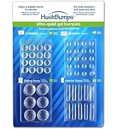 HushBumps Ultra-Quiet Gel Bumpers – 104 Piece Variety Pack – Multi-Compound Polyurethane Absorbs ...