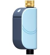 EZAIoT WiFi Water Timer for Garden Hose Battery Powered, Smart Sprinkler Controller with Flow Met...