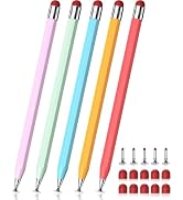 Stylus Pen for Touchscreen.2-in-1 Tip for Switch,iPad.Pencil-Stylus(5-Pack) | Universal.High Sens...
