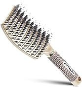 EKONAER Detangling Brush Boar Bristle Hair Brush,Suitable for Men, Women & Kids’ Long Curly Wet o...