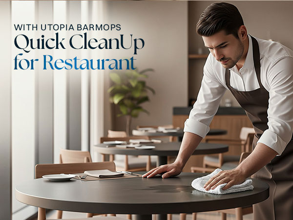 utopia bar mop kitchen cotton absorbent ribbed bar multi purpose cleaning home
