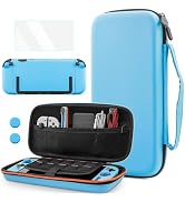 GLDRAM Blue Carrying Case for Nintendo Switch 2 (2025), Portable Accessories Bundle with Travel S...