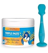 Triple Paste Diaper Rash Cream and Spatula Bundle - 16 oz Zinc Oxide Ointment and Diaper Cream Sp...