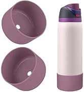 BKBY 2PCS Silicone Water Bottle Boot, Compatible with Owala 24oz 32oz 40oz, Protective Anti-Scrat...