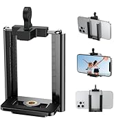 KAMISAFE Tripod Phone Mount Holder - Adjustable Phone Holder Clip for Tripod iPhone Mount Adapter...