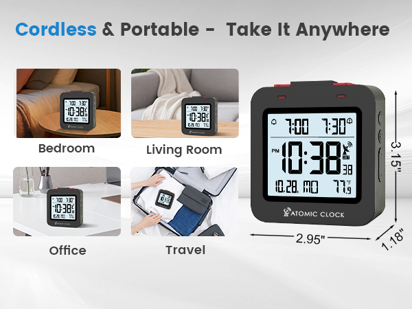 atomic clocks for bedrooms
