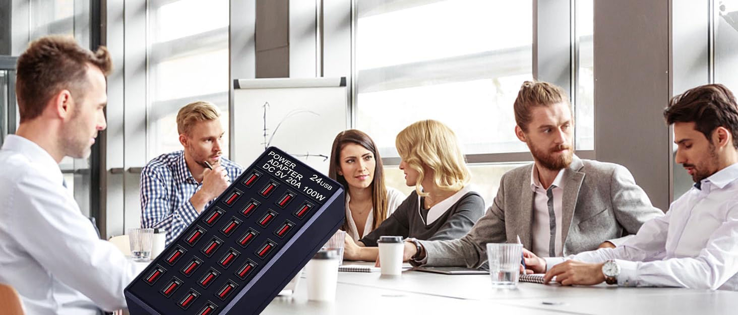 Multiple people charging together