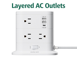 Layered AC Outlets
