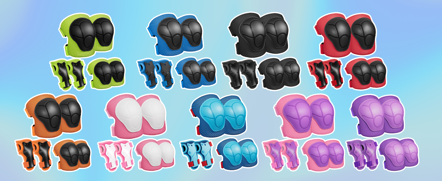 kids knee pads and elbow pads set