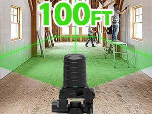 100ft working range laserl level