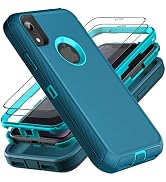 YKHJKLEC for iPhone XR Case, Military Grade 3 in 1 Heavy Duty Shockproof/Drop Proof/Dust Proof Ca...