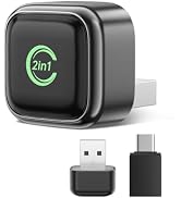 Wireless CarPlay Adapter, Convert Wired to Wireless, 2-in-1 CarPlay & Android Auto, Mini Plug & P...