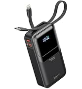 Portable Charger Power Bank 30W, Portable Phone Charger Fast Charging Battery Pack 10000mAh, 4 Ou...