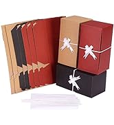 MPFY- Gift Boxes, 10 Pack, 9 X 4.5 X 4.5 Inch, Assorted Color, Gift Boxes with Lids, Cardboard Gi...