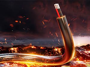 Nilight Oxygen Free Copper Wire Red Black Electrical Wire