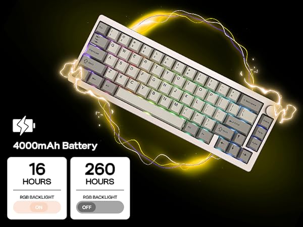 P65 Tri-Mode Wireless QMK/VIA Mechanical Keyboard