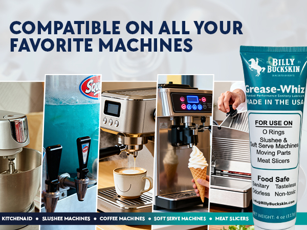 Slushee Machine, Beer Kegs, Pools, O Rings Food Grade Lubricant for Commercial & Domestic Use