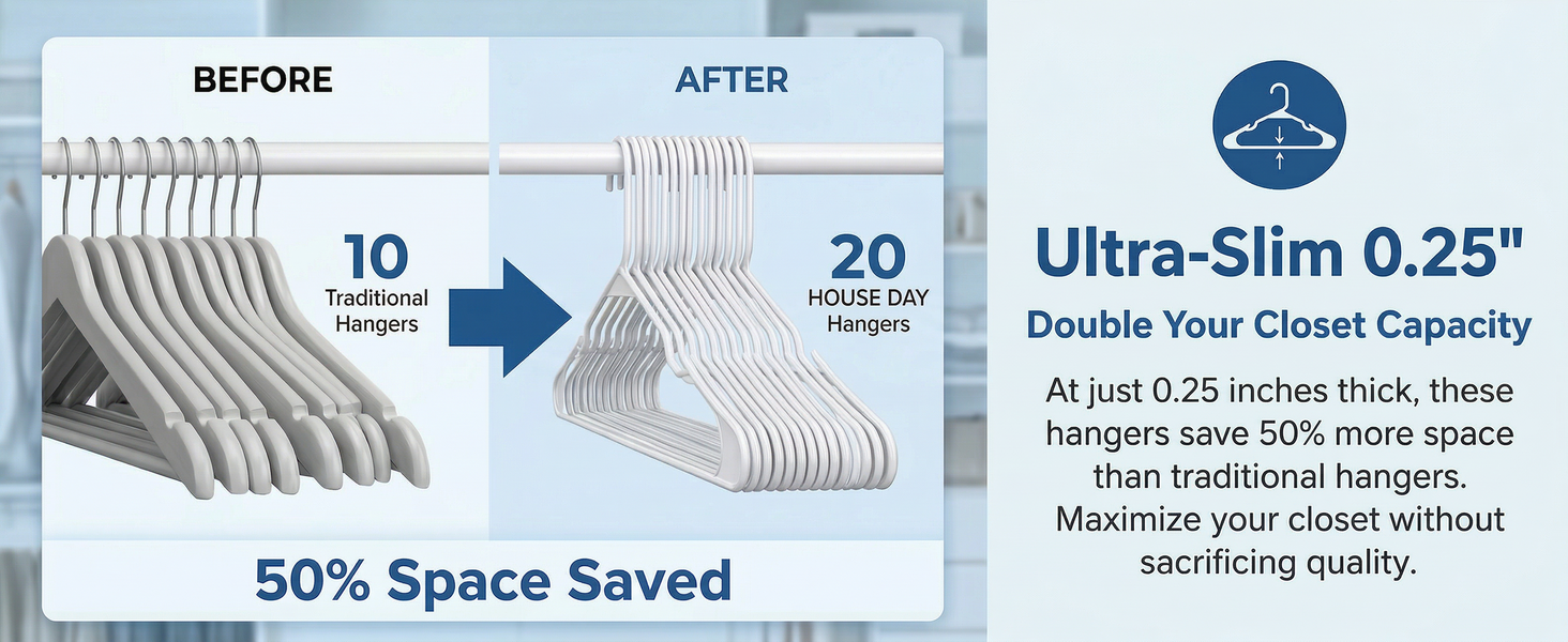Space Saving Clothes Hangers