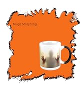 COLIBYOU Morphing mugs the walking dead Coffee Tea Milk Hot Cold Heat Sensitive Color changing Bl...