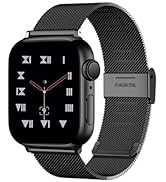 MAIRUI Stainless Steel Watch Band Compatible with Apple Watch Band Mesh Loop 38/40/41mm 42/44/45/...