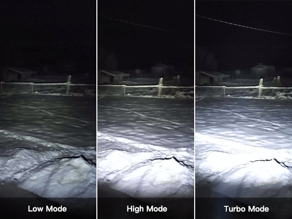 versatile brightness mode flashlight