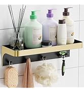 Lewono Shower Caddy Adhesive, Shower Shelve for Inside Shower, Bathroom Organizers and Storage fo...