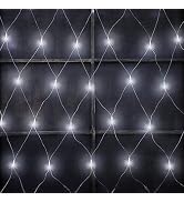 woohaha LED Net Mesh Fairy String Decorative Lights 192 LEDs 9.8ft x 6.6ft with 30V Safe Voltage ...