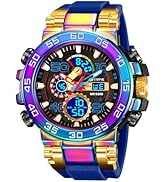 FANMIS Watch for Men,Tactical Military Sports Outdoor Analog Digital Watches Large Face 50M Water...