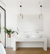 Frameless Wall Mirror with Polished Edge, 30x36 inch
