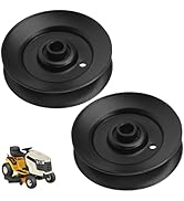 BIBIJIE 2 Pack 14326 Rotary V-Idler Pulley for MTD Troy-Bilt Cub Cadet 13RX91AT056 Replaces 756-0...
