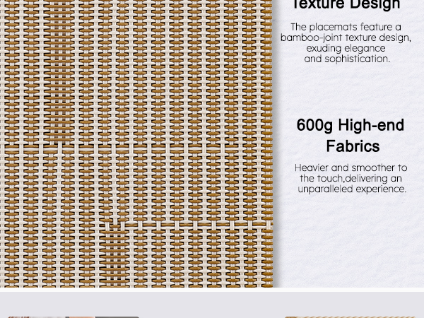 woven table mats set of 4 6 8