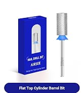 AIRSEE Tungsten Carbide Acrylic Nail Drill Bit Efile Electric File Machine Head Tip for Manicure ...