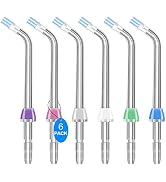 Flosser Replacement Tips for Waterpik Water Flosser,Plaque Seeker Replacement Tips Compatible wit...