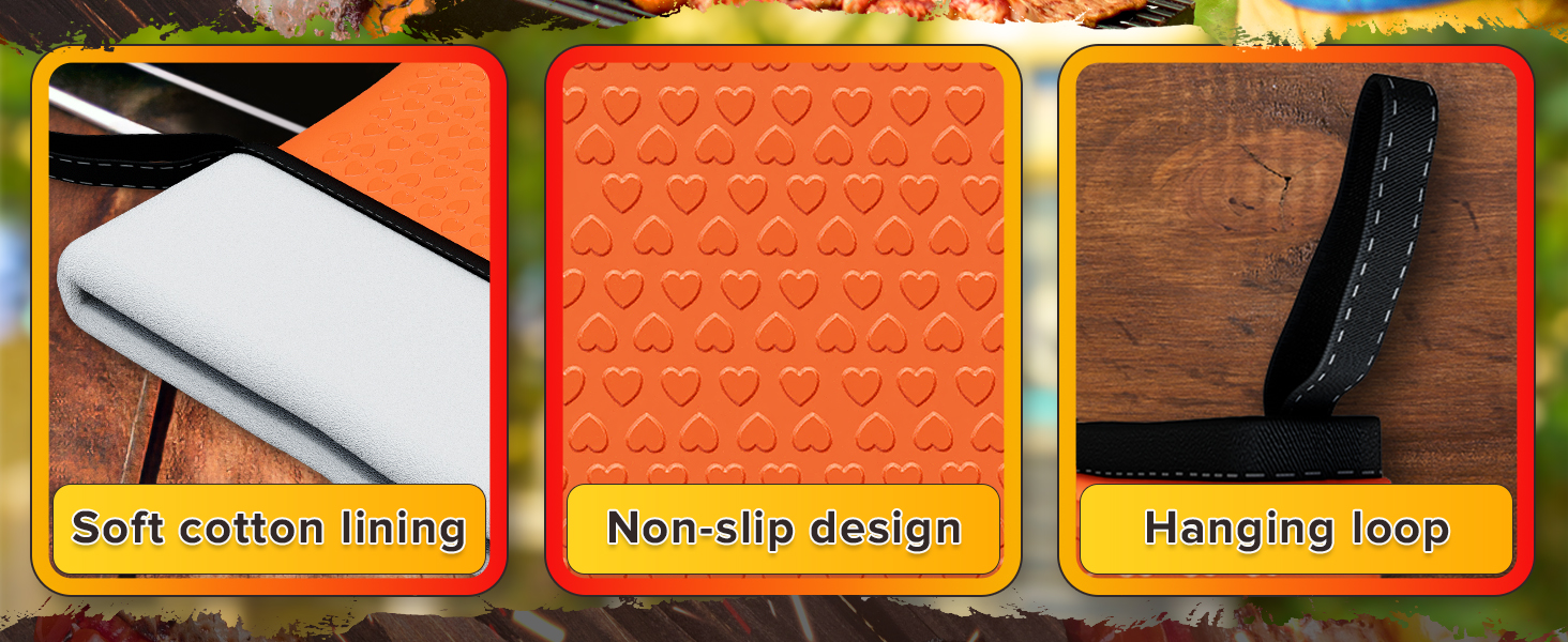 our silicone kitchen gloves large also can be named as silicone gloves for cooking
