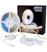 MIWISE COB LED Strip Light 32.8ft/10m,CRI 90+ Natural White 4000K High Lumen Dimmable Super Brigh...