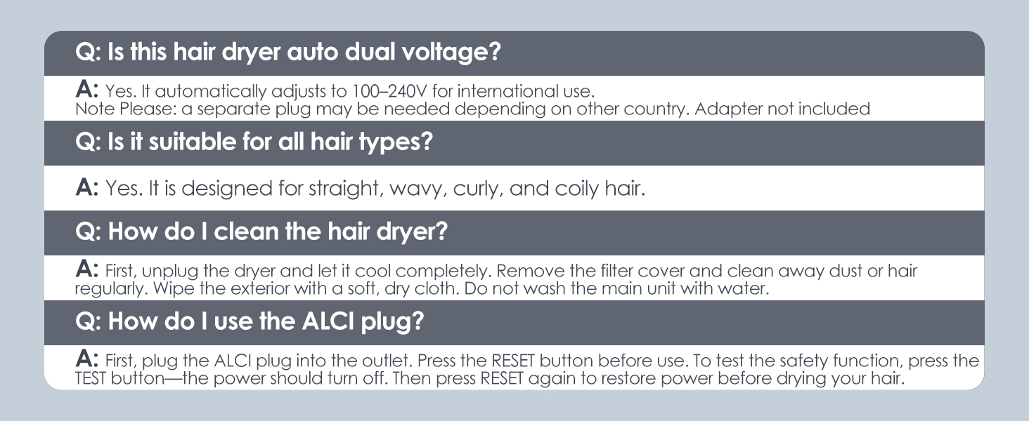 hair dryer