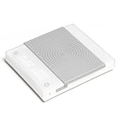 TIMEMORE Coffee Scale Basic 2.0 Electronic Espresso White Scale with Water Flow Rate and Timer Fu...